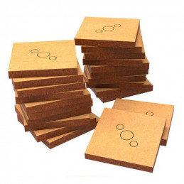 MDF Bases - Square 25mm
