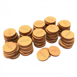 MDF Bases - Round 25 mm (Pack x100)