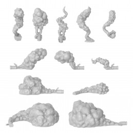 3D printed set - Smoke and Stun Grenades |Warhammer Resin Bits