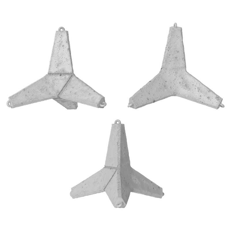 Panzerabwehr Hindernis mit Dreizack Drachenzähne Panzerabwehr Hindernis mit Dreizack Drachenzähne