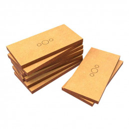 MDF Bases - Rectangle 25x50mm