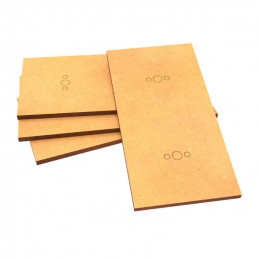 MDF Bases - Rectangle 100x50mm