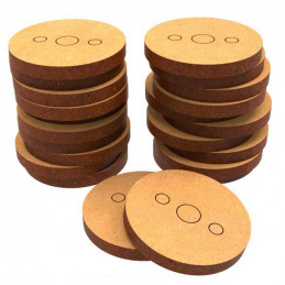 MDF Bases - Round 25 mm