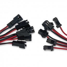 6 male and 6 female quick connectors
