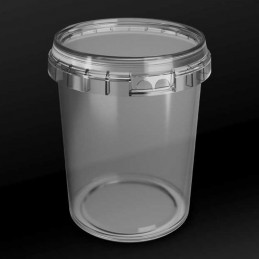 Bote de plastico PP 500 ml con tapa