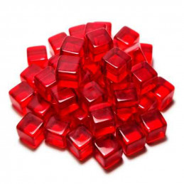 Red Cube tokens 8mm