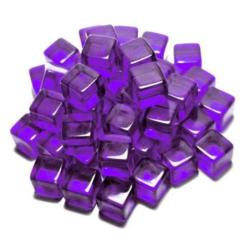 Jetons Cubes violet 8mm Jetons Cubes violet 8mm