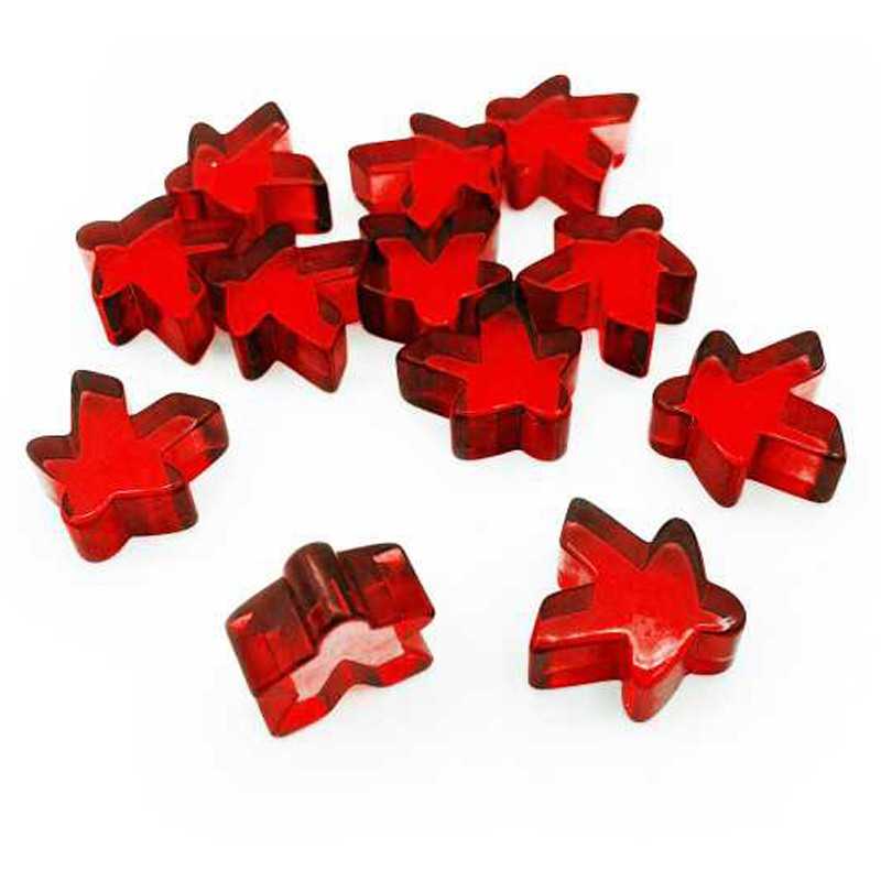 Meeples 16x16x8mm - Rot