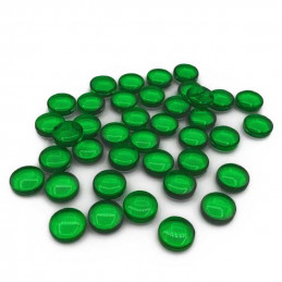 Plastic Gems 12mm - Green