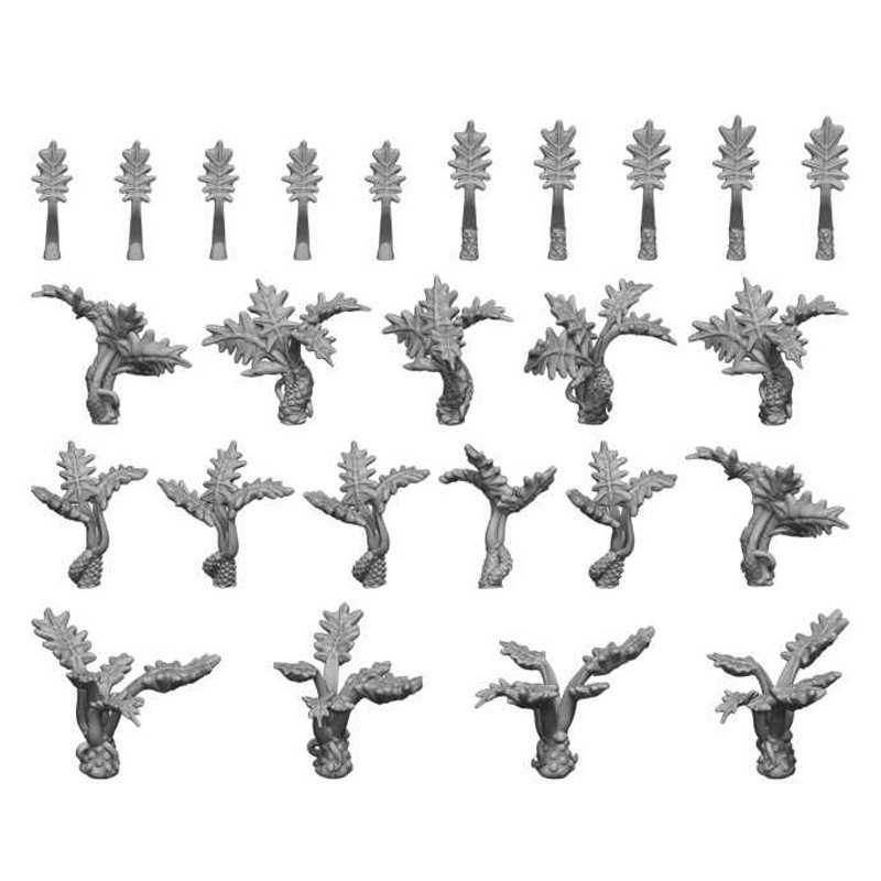 Set stampato in 3D - Piante Xanadu Set stampato in 3D - Piante Xanadu
