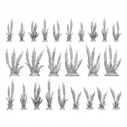 3D printed set - CATTAILS Plants