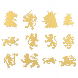 Symboles Lion Anglais | Photodécoupe Micro Runes
