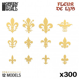 Fleur de Lys Symbols | Photo etched Runes