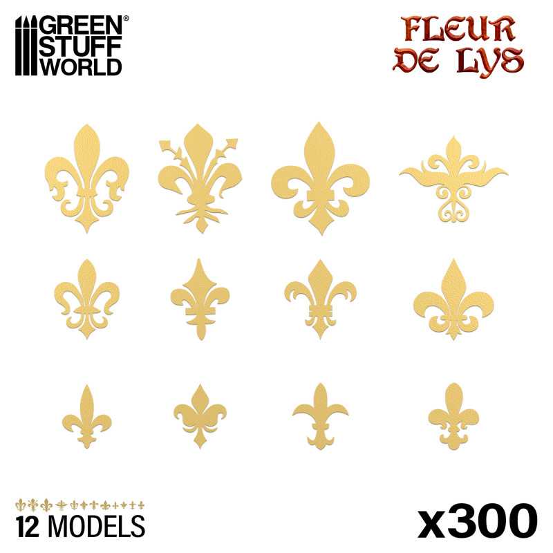 Fleur de Lys Symbols | Photo etched Runes Fleur de Lys Symbols | Photo etched Runes