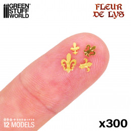 Fleur de Lys Symbols | Photo etched Runes