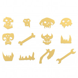Runes et Symboles Ork | Photodécoupe Micro Runes