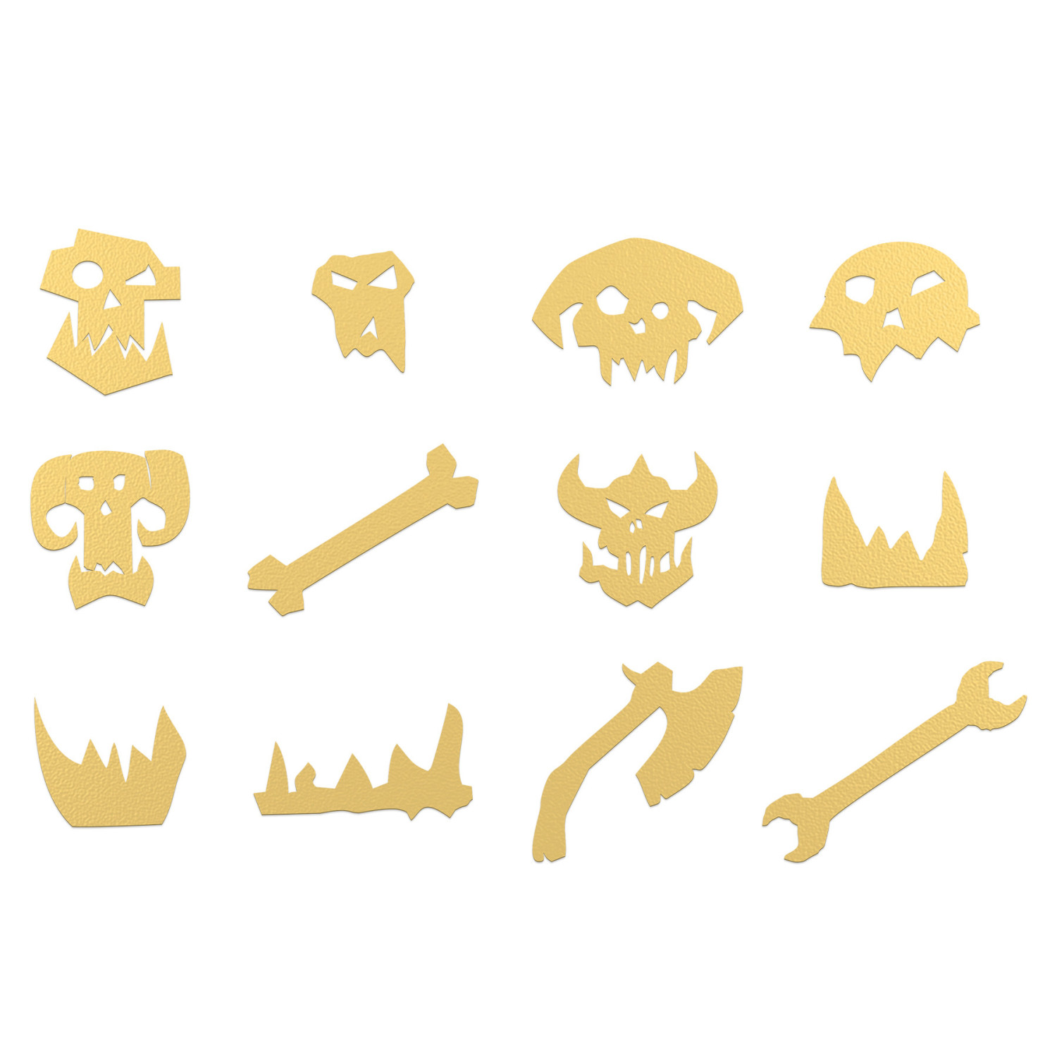 Ork Runes and Symbols | Photo etched Runes