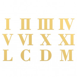 Roman Numbers | Letters and Numbers for Modelling
