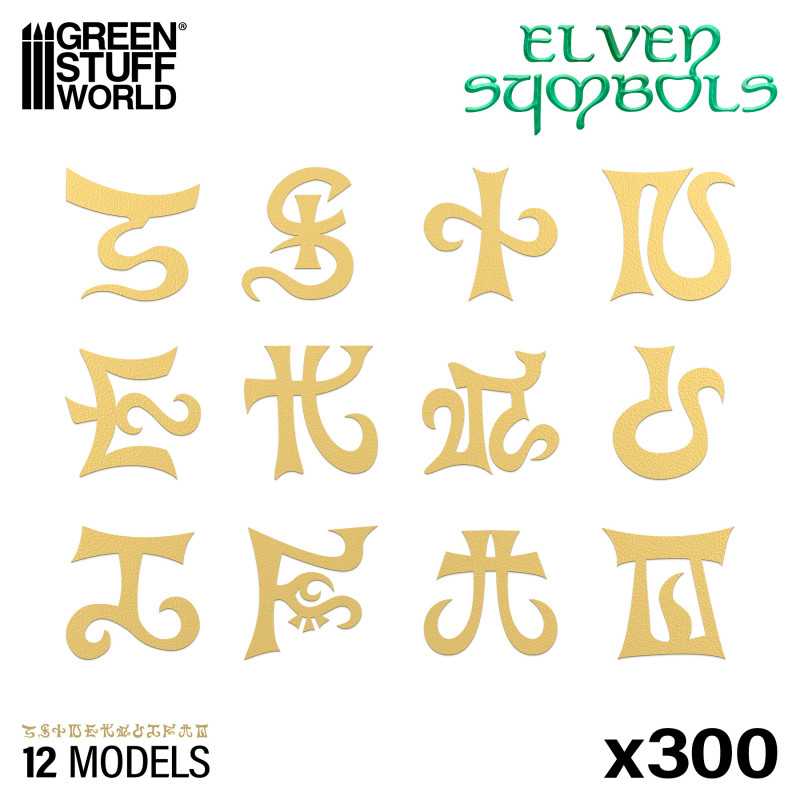 Elven Runes and Symbols | Photo etched Runes Elven Runes and Symbols | Photo etched Runes