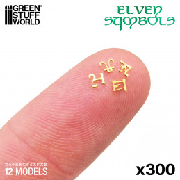 Elven Runes and Symbols | Photo etched Runes