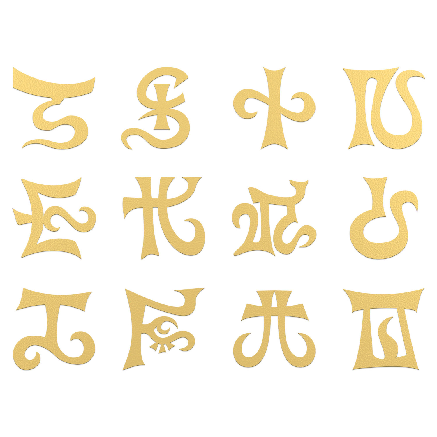 Runes et Symboles Elfiques | Photodécoupe Micro Runes