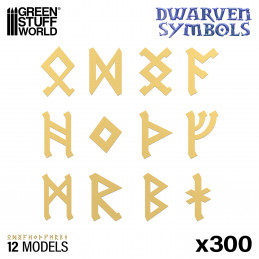 Dwarven Runes and Symbols | Photo etched Runes