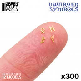 Dwarven Runes and Symbols | Photo etched Runes