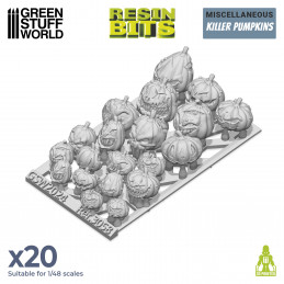 3D printed set - Killer Pumpkins