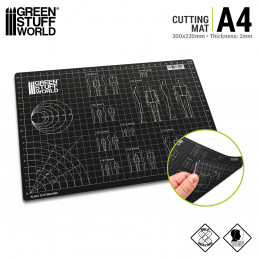 Scale Cutting Mat A4 | Hobby Cutting Mats
