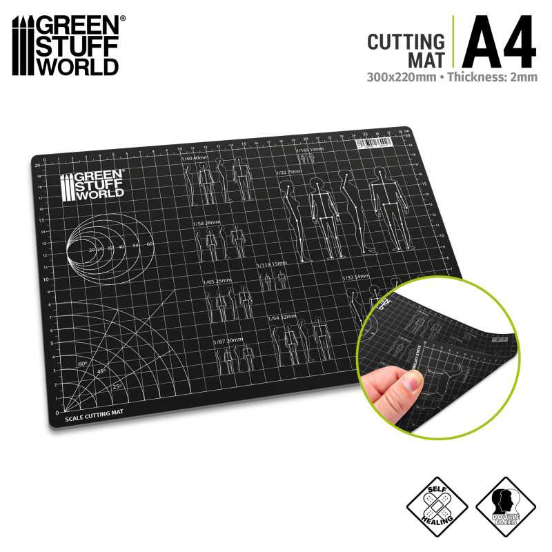 Scale Cutting Mat A4 | Hobby Cutting Mats Scale Cutting Mat A4 | Hobby Cutting Mats