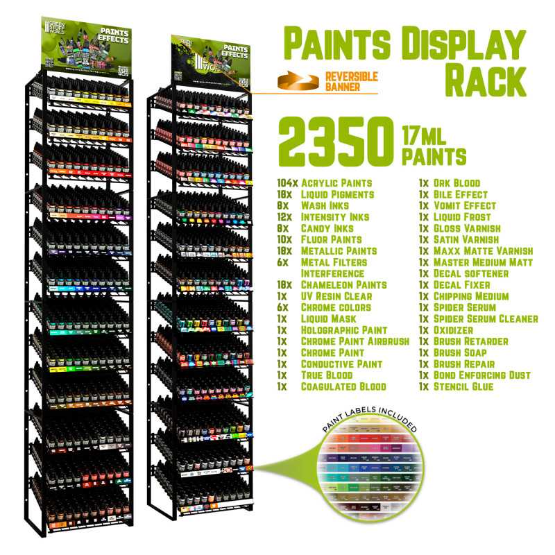 GSW Paint Display Rack - ULTIMATE Collection | Paint Displays GSW Paint Display Rack - ULTIMATE Collection | Paint Displays