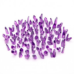 PURPLE Resin Crystals | Small Transparent purple crystal