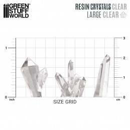 CLEAR Resin Crystals - Large