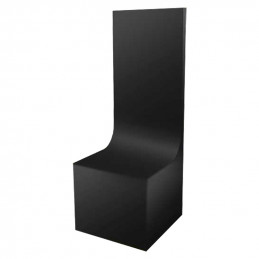 Backdrop Display Plinth 5x5x5cm Black