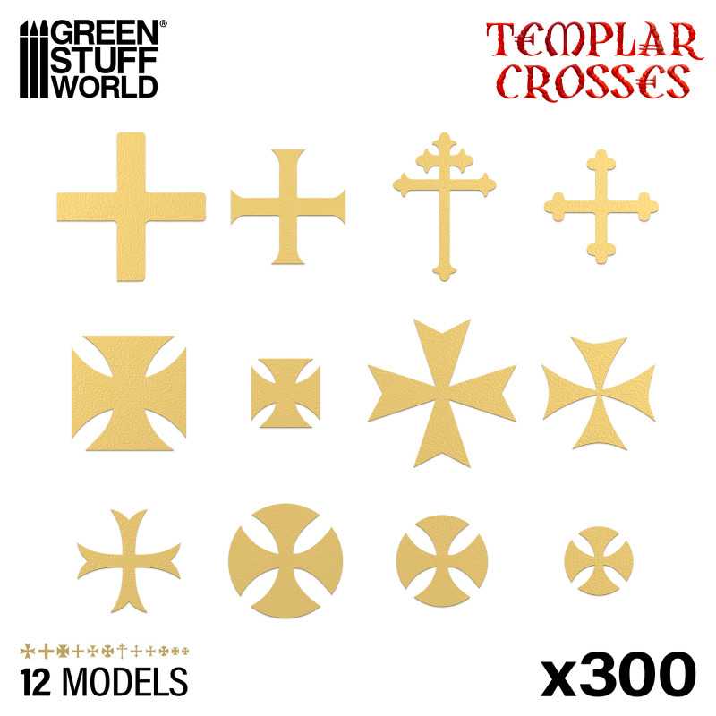 Templar Cross Symbols | Photo etched Runes Templar Cross Symbols | Photo etched Runes