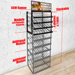 GSW Pigment Display Rack | Paint