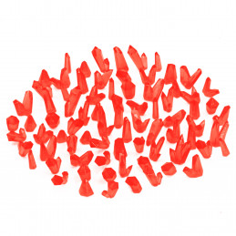 RED Resin Crystals | Transparent red crystal