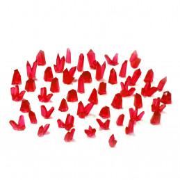 RED Resin Crystals - Medium | Transparent resin bits
