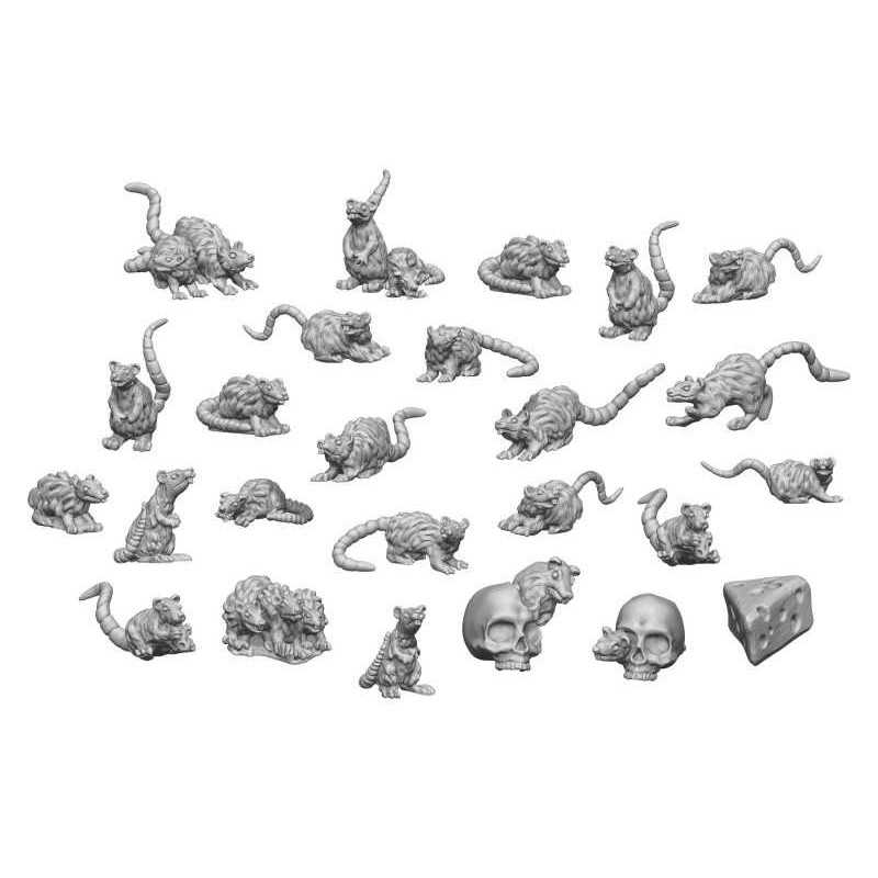 Kleine Ratten Harz Set | Bits Skaven 1:48-1:35 Kleine Ratten Harz Set | Bits Skaven 1:48-1:35