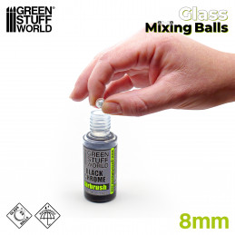 Glass Mixing Balls 8mm | Mixing Balls