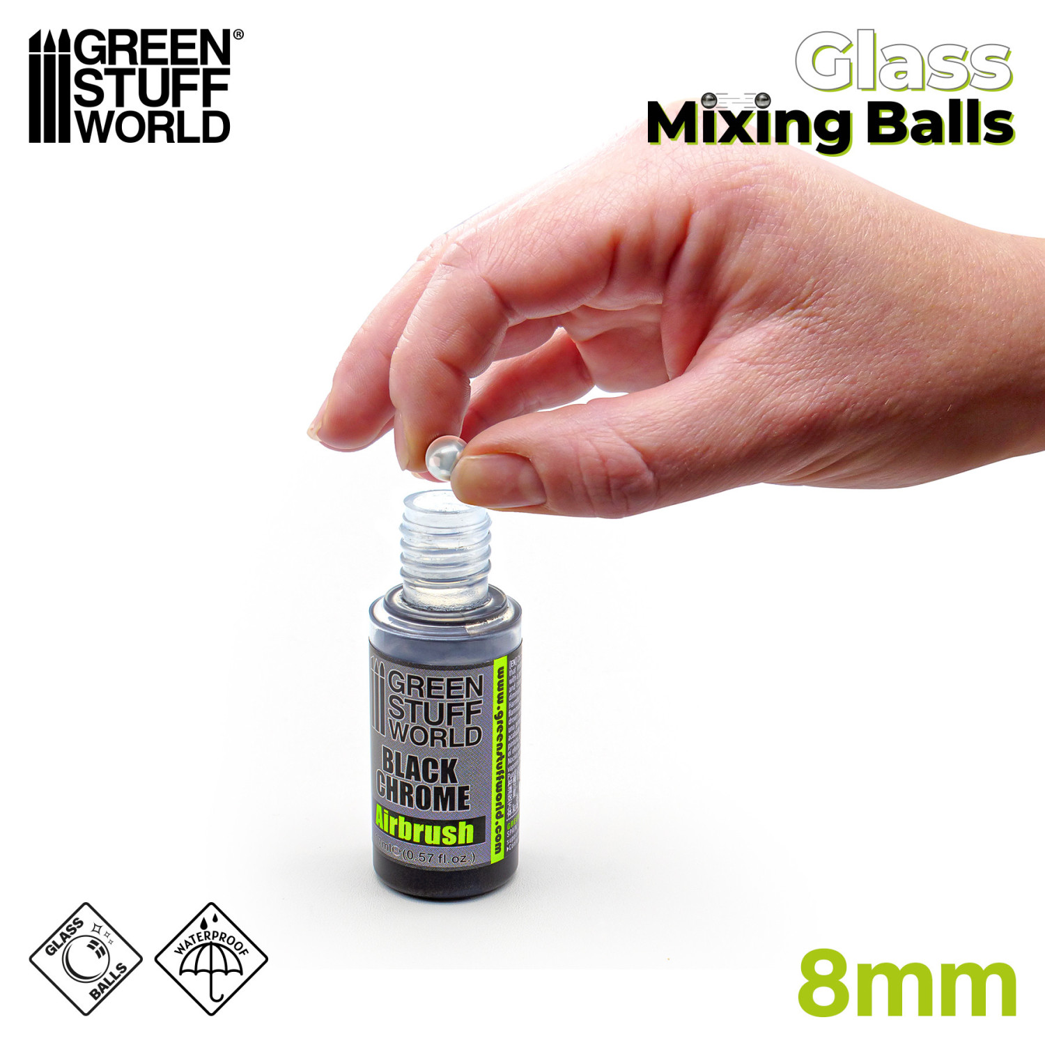 100 Stück Edelstahl-Mischkugeln 4 Mm – Für Nagellack, Farben, Öle, 304 Edelstahl