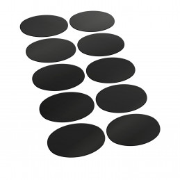 Oval Magnetic Sheet SELF-ADHESIVE - 90x52mm | Magnetic Foil Stickers