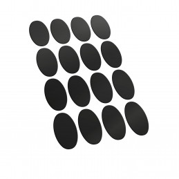 Vorgeschnittene Magnetfolie - Oval 60x35mm | Magnetische selbstklebende aufkleber