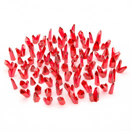 RED Resin Crystals | Transparent red crystal