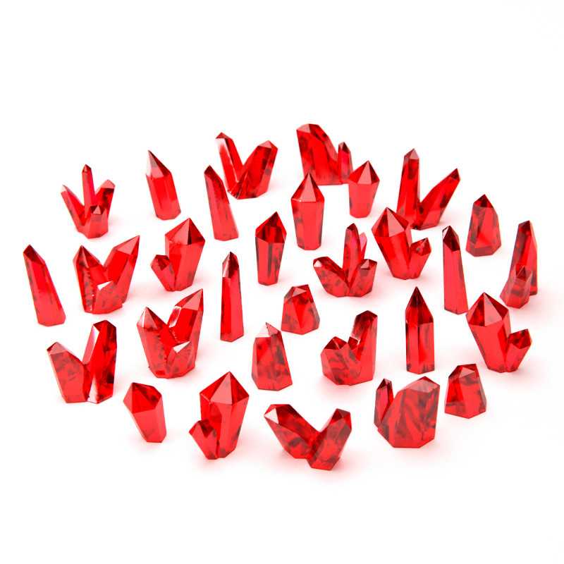 Cristalli in Resina ROSSO - Medi | Bits in Resina Trasparente Cristalli in Resina ROSSO - Medi | Bits in Resina Trasparente