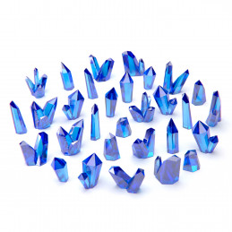 Cristaux de Résine BLEUS - Moyen | Bits en résine Transparente