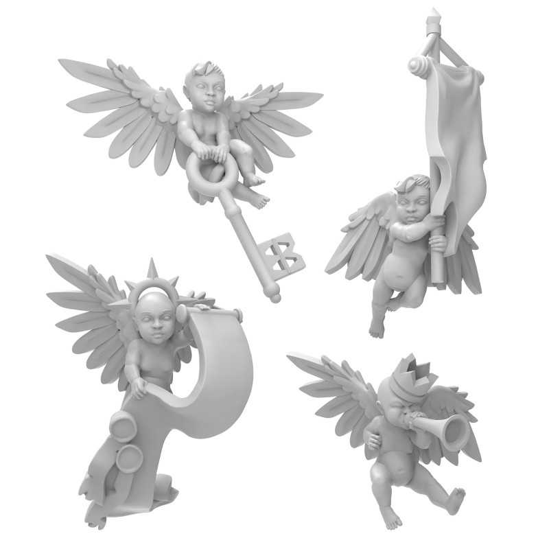 40K Cherubim - Engelchen kompatibel mit Warhammer 40K Cherubim - Engelchen kompatibel mit Warhammer