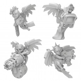 Cherubs 40k - Cyber Cherubs Servitors compatible Warhammer