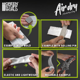 Air Dry Foam Clay 250gr. - Black