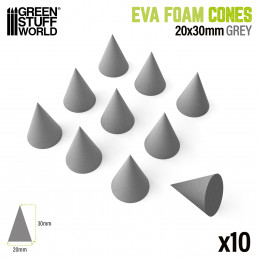 EVA foam cones for Cosplay 30mm